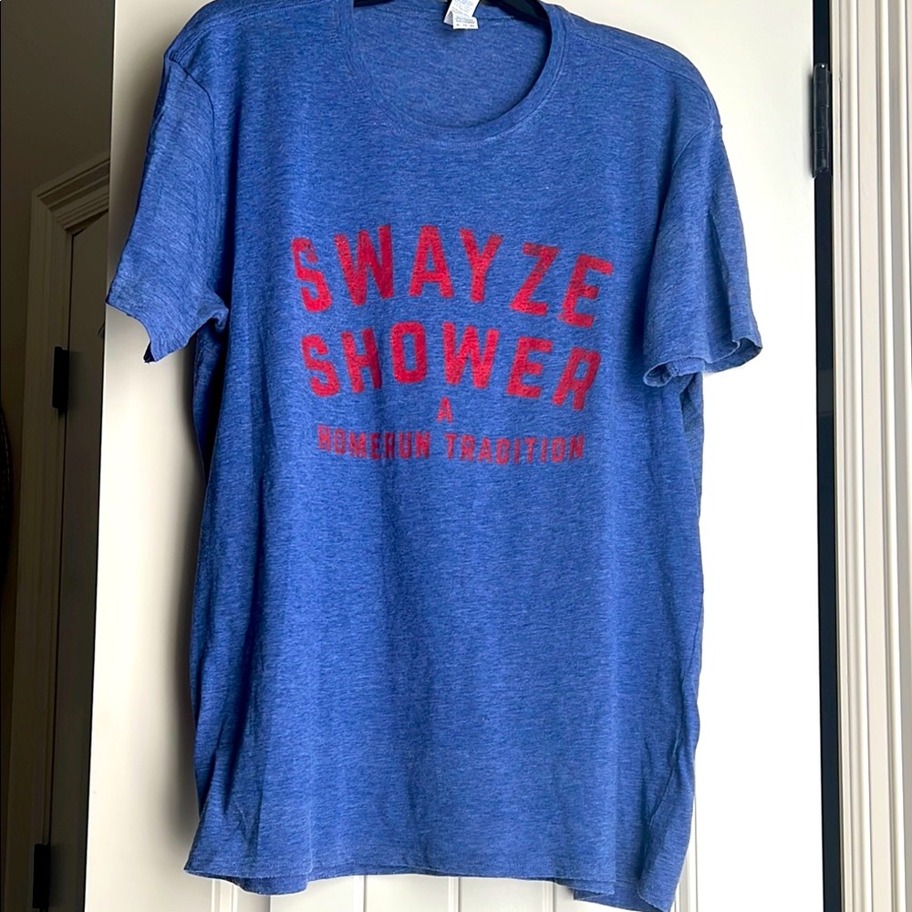 ⚾️🔴🔵 Ole Miss Swayze shower baseball shirt